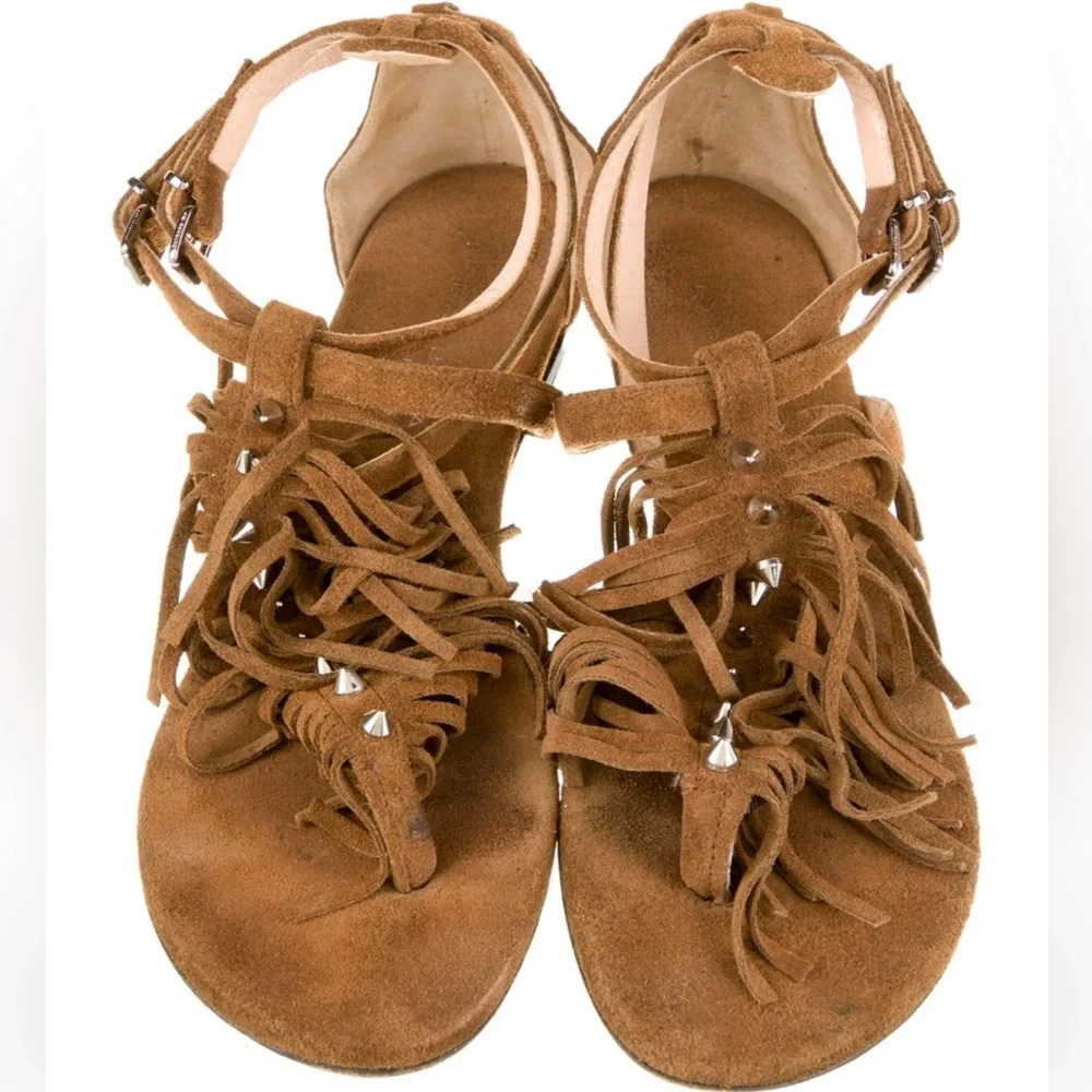 Barbara Bui Suede Gladiator Sandals size 6